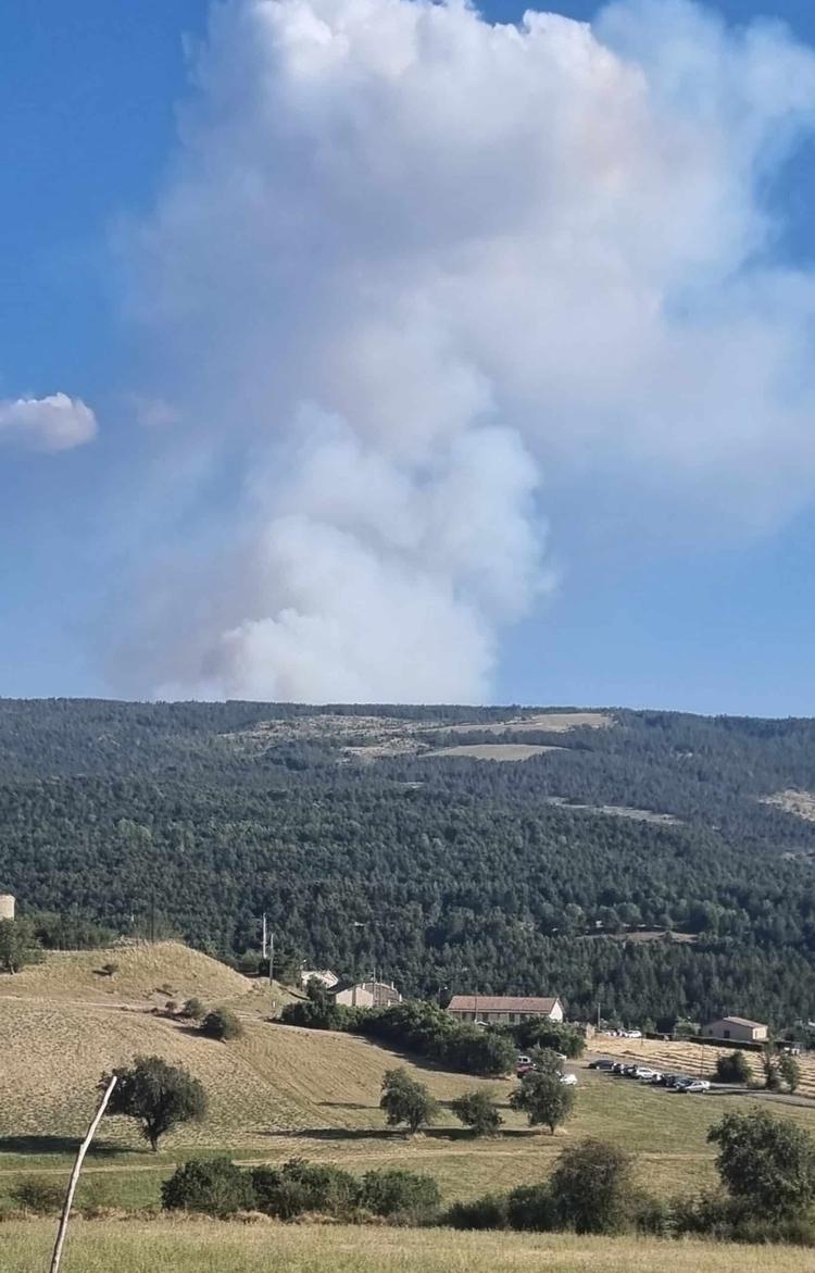 [EN DIRECT] Important feu de forêt à Chanousse (05)