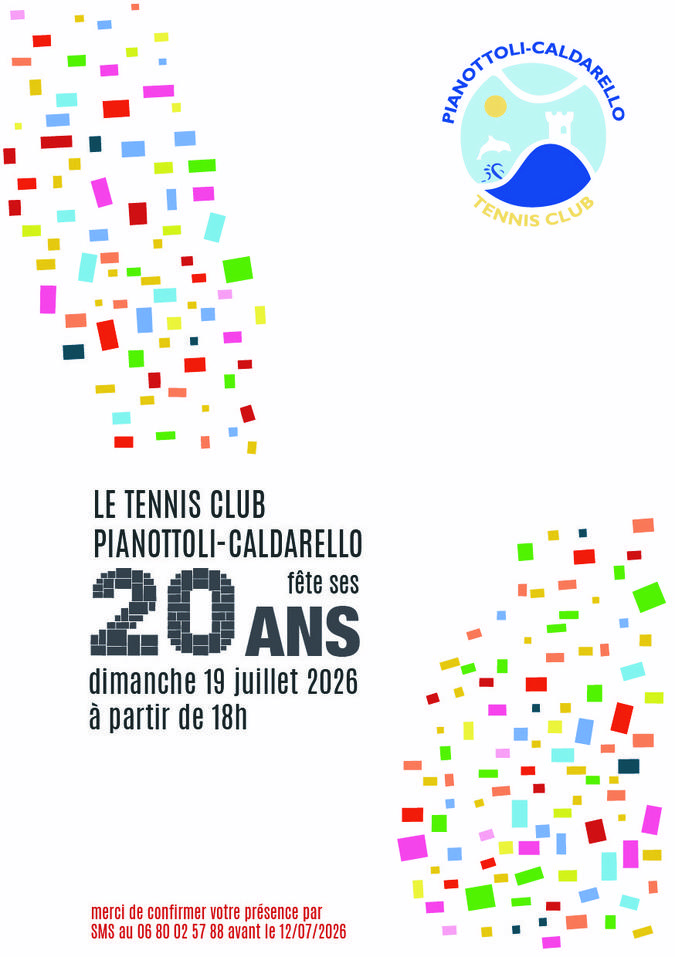 Le Tennis Club de Pianottoli-Caldarello fête ses 20 ans