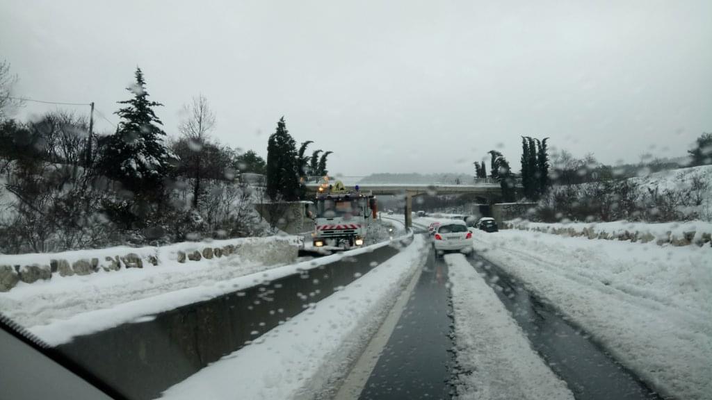 Souvenir : en 2018, un épisode neigeux exceptionnel mettait l’Hérault à l’arrêt