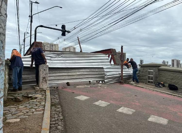 Contrato para obras emergenciais da Ponte Barcelos Martins em Campos é assinado; prazo para conclusão é de 120 dias
