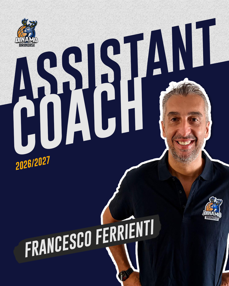 Basket B/M, Dinamo Brindisi: Francesco Ferrienti nuovo assistant coach