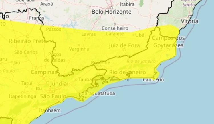 Inmet emite alerta de tempestade para cidades do Sul do Rio e Costa Verde