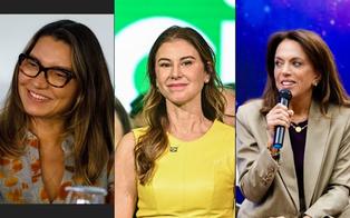 De olho no eleitorado feminino, esposas de Lula, Flávio e Caiado assumem protagonismo nas campanhas