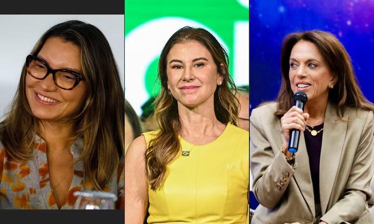 De olho no eleitorado feminino, esposas de Lula, Flávio e Caiado assumem protagonismo nas campanhas