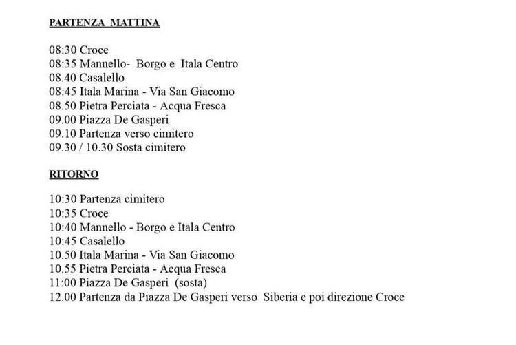⚠️AVVISO ALLA CITTADINANZA 🚍 Si avvisa la cittadinanza che è stato modificato l'orario del servizio minibus. In conside...