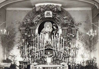 Monte Calvario restaura el retablo mayor de su ermita