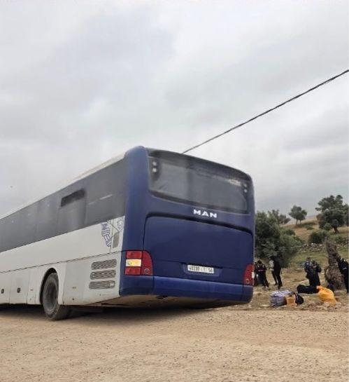 نجاة ركاب حافلة من فاجعة خطيرة بطريق آسفي–جزولة