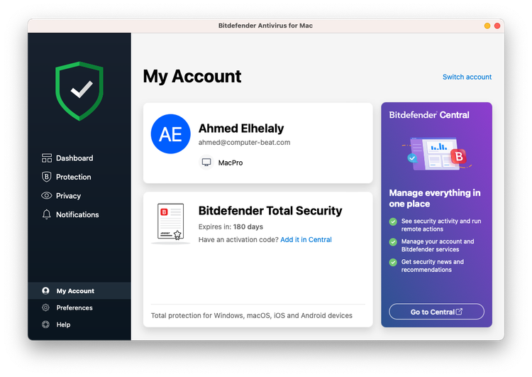 أحصل على Bitdefender Total Security 2023 لمدة ستة أشهر مجاناً أحصل على Bitdefender Total Security 2023 لمدة ستة أشهر مجاناً