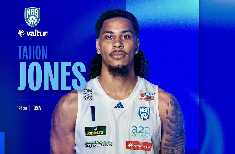 Basket A2/M, Valtur Brindisi: accordo con Tajion Jones