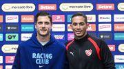 Cambeses y Marcone, capitánes de Racing e Independiente, palpitaron el clásico de Avellaneda: 