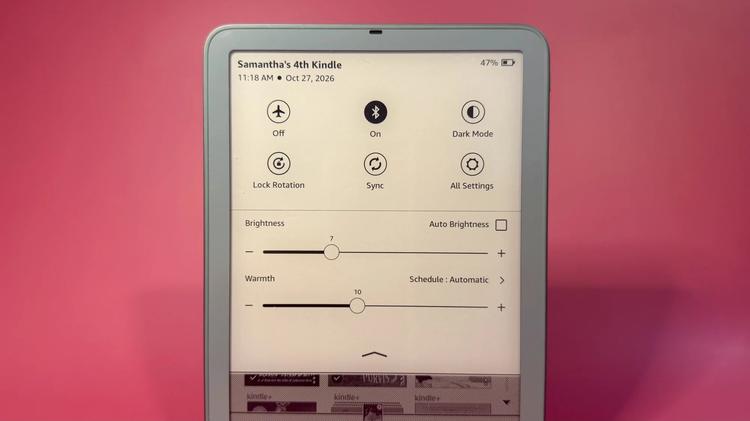 A Kindle Paperwhite Signature Edition