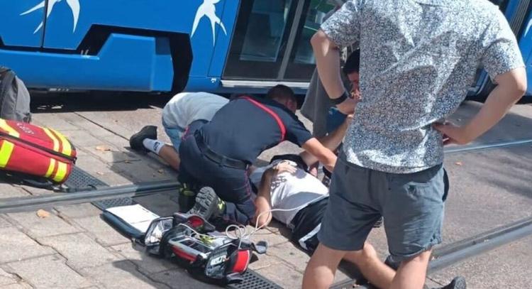Montpellier : accident, trottinette contre tram à Antigone