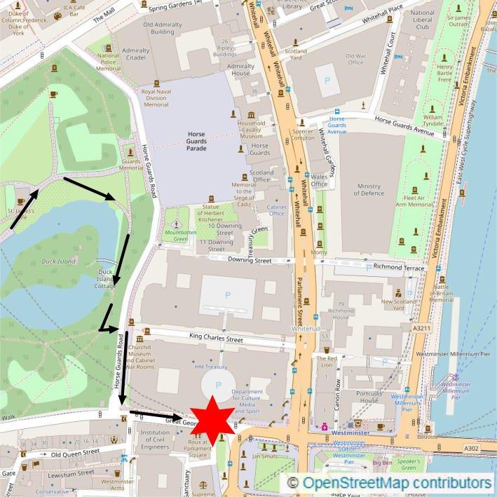 Final Part of London Royal Parks Run Back to Big Ben