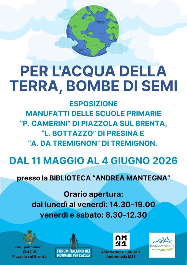 🌱 Per l’Acqua della Terra: la creatività dei bambini in mostra! 🌍 Siamo felici di annunciare l'apertura della mostra "...
