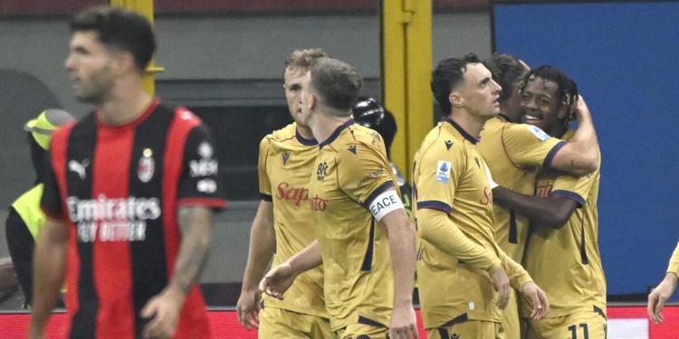 Milan-Bologna 2-4: prima sconfitta stagionale per i rossoneri, decide la tripletta di Mbangula