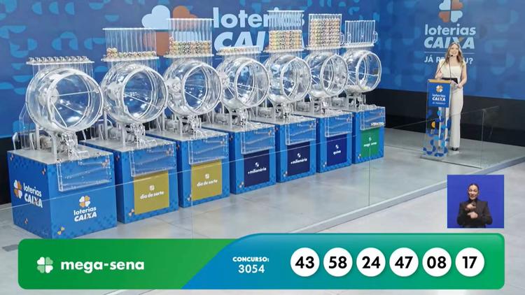 Mega-Sena 3054 acumula e prêmio vai a R$ 70 milhões; confira os números sorteados