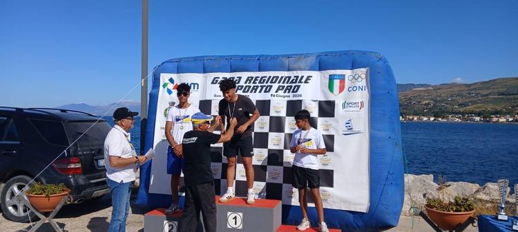 Motonautica, il diciannovenne milazzese Christian Citti sul podio più alto della Gara Regionale Diporto Slalom
