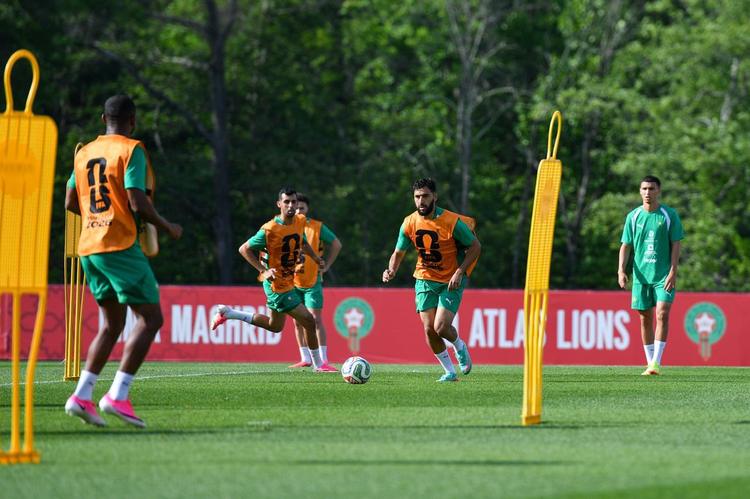 أسود الاطلس يواصلون التحضير لمواجهة البرازيل في كأس العالم