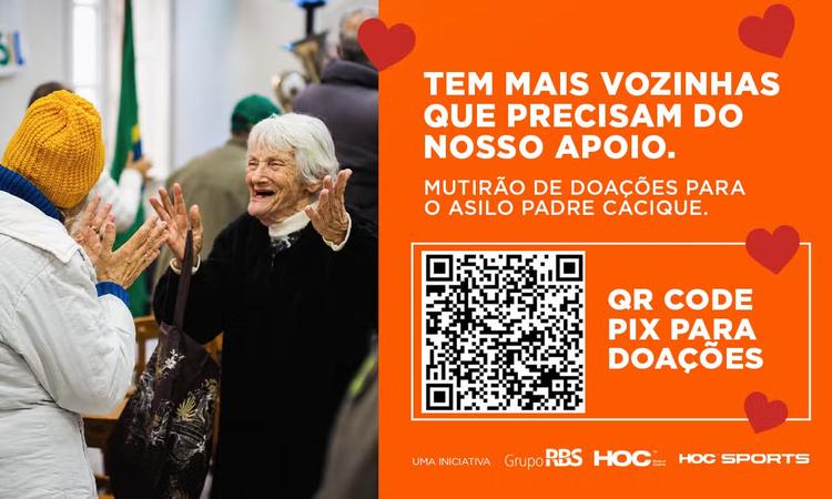 Grupo RBS lança campanha de doações para Asilo Padre Cacique