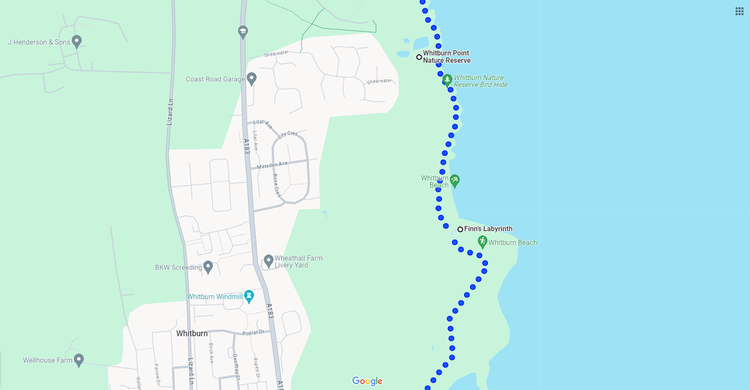 Part 4 of the 18km Seaside Newcastle Run to Finn's Labyrinth and Whitburn Point Nature Reserve