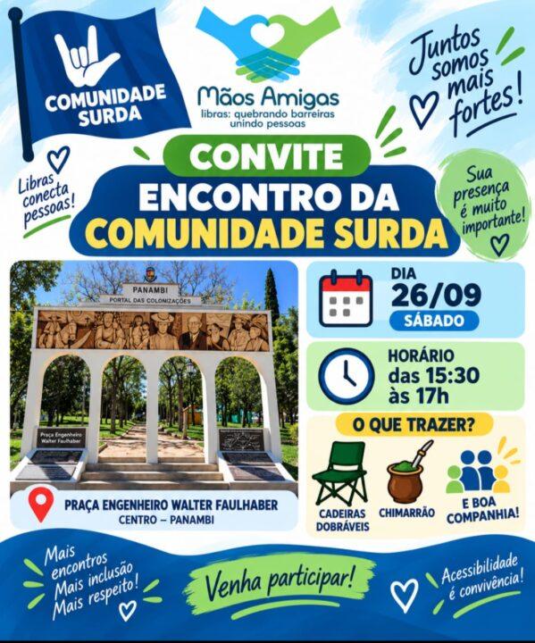 &nbsp;“Projeto Mãos Amigas Libras: quebrando barreiras, unindo pessoas” será apresentado sábado dia 26 na Praça Central de Panambi