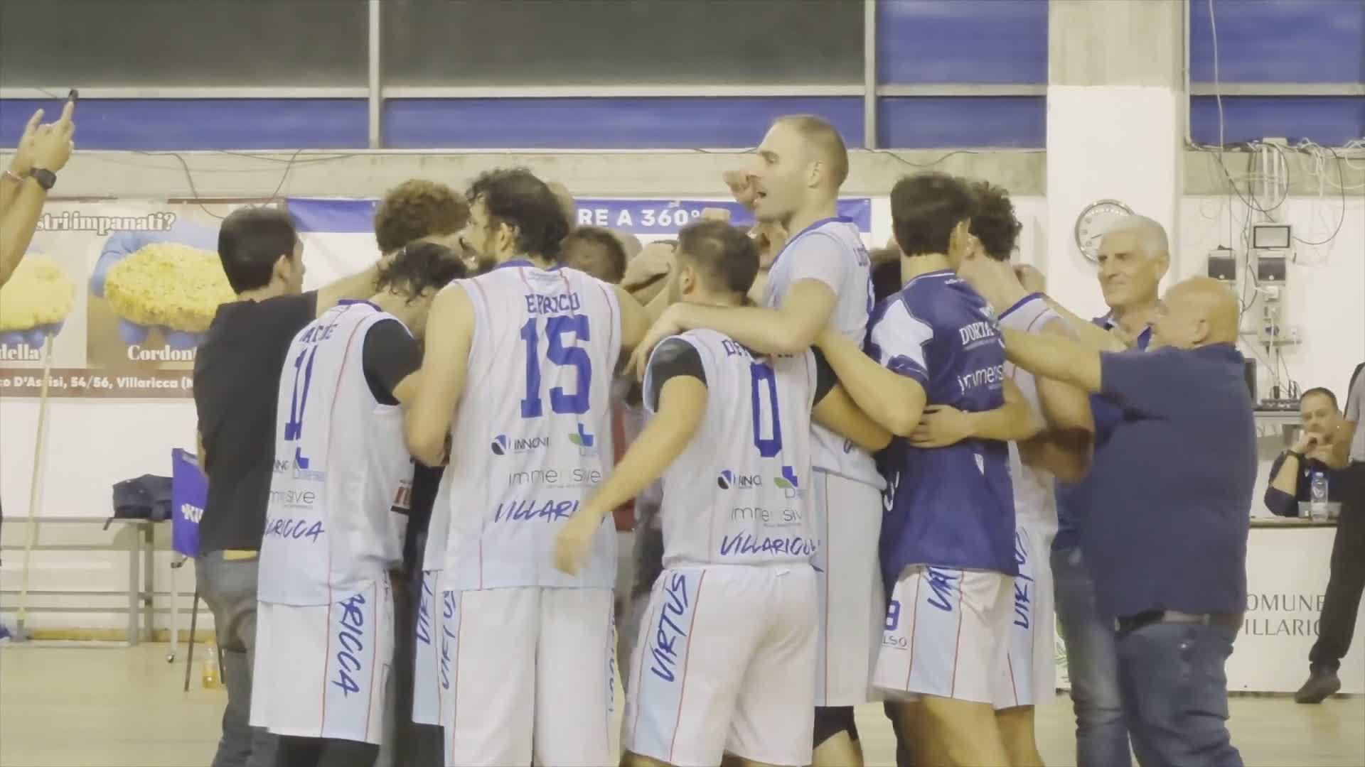 Villaricca, basket: la Virtus sette stelle conquista contro Portici il primo successo casalingo