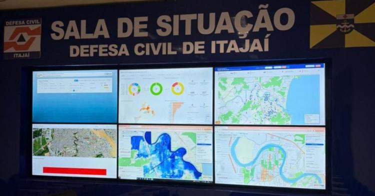 Defesa Civil amplia&nbsp;mapa de áreas&nbsp;sujeitas a inundações&nbsp;em Itajaí