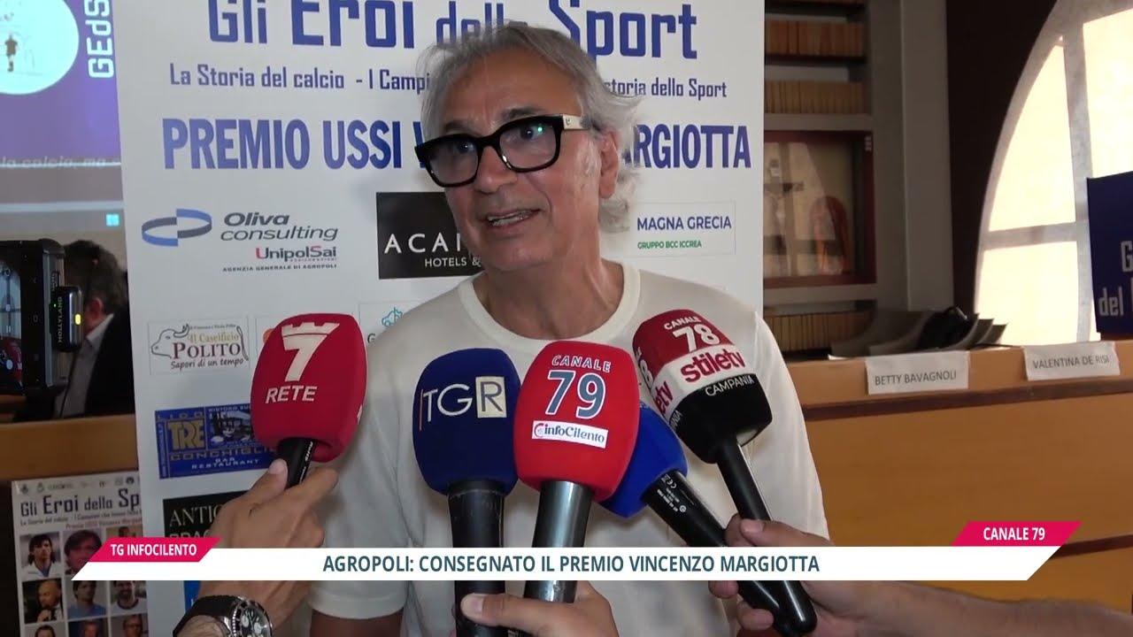 Agropoli celebra gli “Eroi dello Sport”: tra grandi campioni e leggende del giornalismo, consegnato il Premio Margiotta
