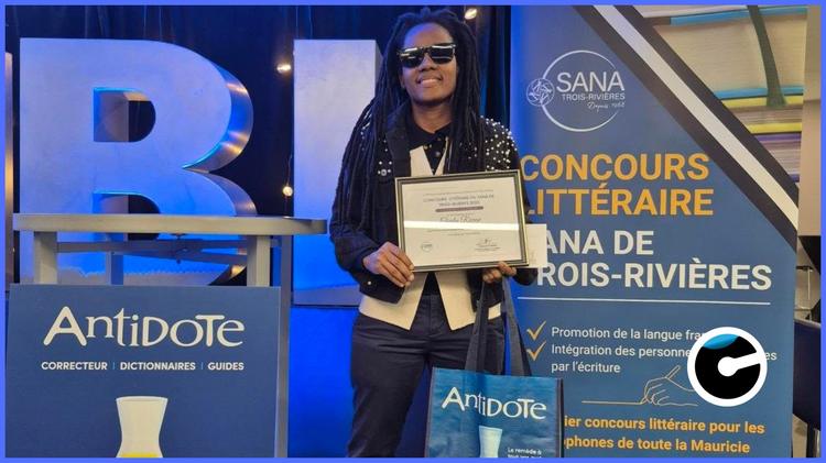 La poétesse haïtienne Cherlie Rivage remporte le premier prix dans la catégorie littéraire du SANA 2026 au Canada