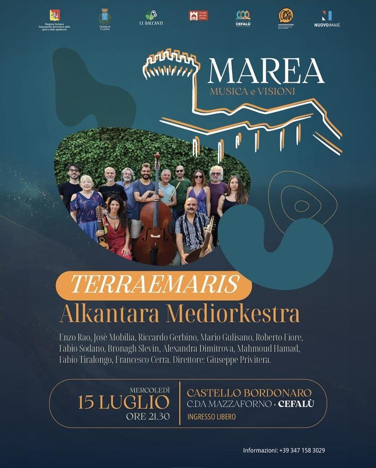 TERRAEMARIS ✨ Ti aspettiamo mercoledì 15 luglio a Cefalù per una serata indimenticabile con Alkantara Mediorkestra! Dove...