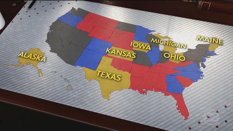Jornal Nacional viaja por estados que serão decisivos na eleição do novo Congresso americano