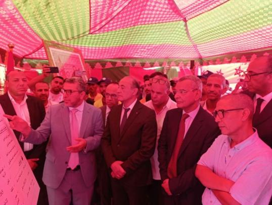&nbsp;عامل إقليم قلعة السراغنة يشرف على إطلاق وتدشين مشاريع تنموية بعدة جماعات