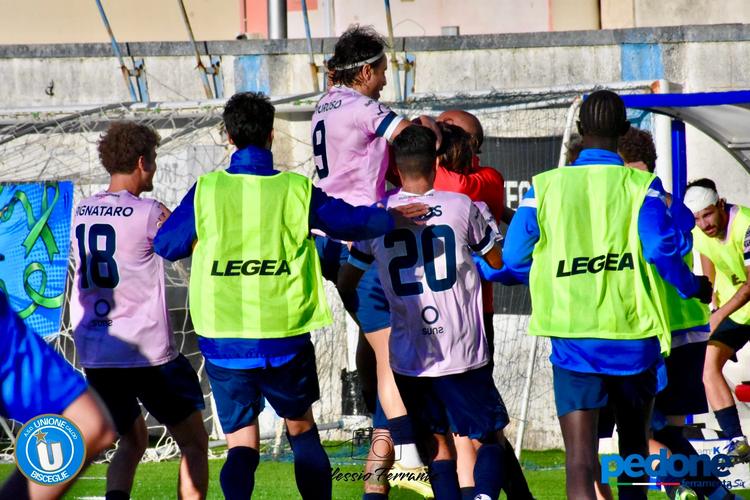 Eccellenza, l’UC Bisceglie-Spinazzola 1-2: Amoroso firma la rimonta