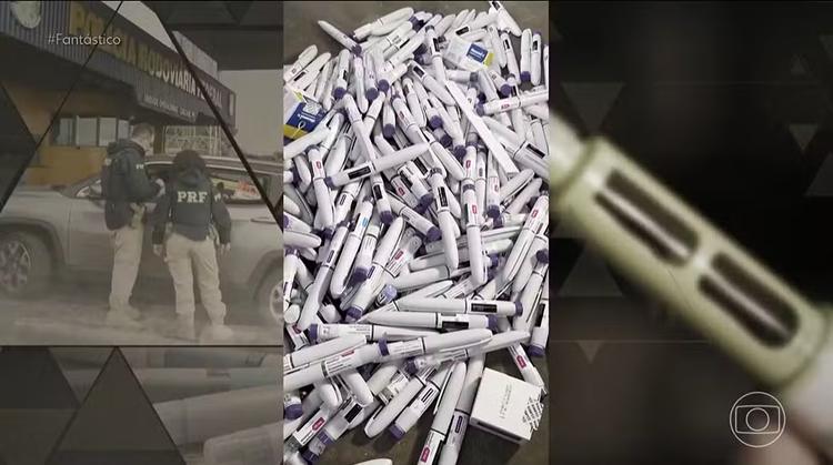 Contrabando de canetas para emagrecer dispara e já supera cigarros em apreensões na fronteira; veja flagrantes
