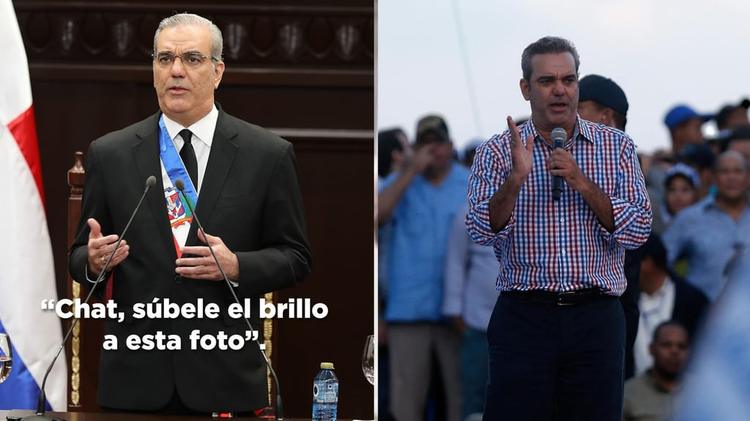 Abinader se suma a tendencia viral «Súbele el brillo» y comparte recuerdos