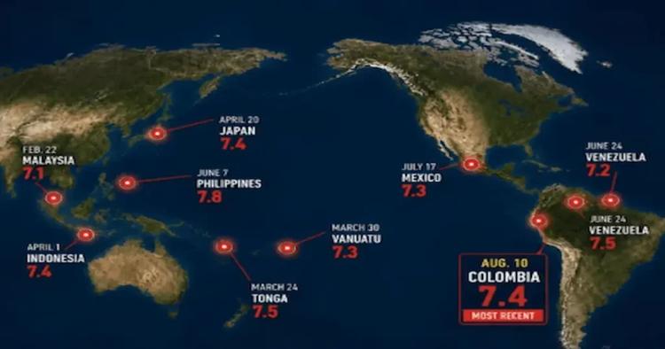Ola de terremotos azotan al mundo y reavivan la profecía sobre el fin