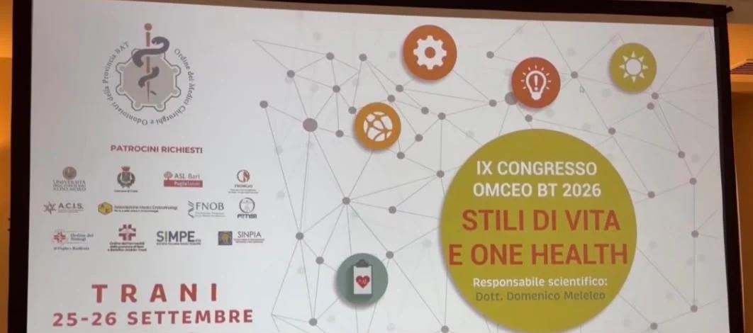 Trani, prevenzione e salute con il Congresso Omceo Bat