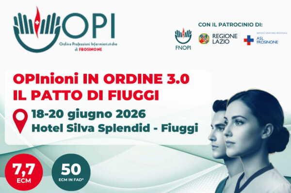 OPInioni in Ordine 3.0, tre giorni su professione infermieristica, territorio e nuove tecnologie