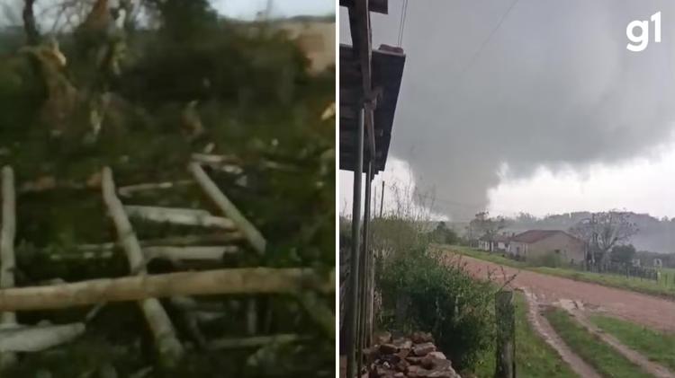 Tornado destrói casa de pecuarista em Pedro Osório: 'Cenário de guerra, não tem mais nada'