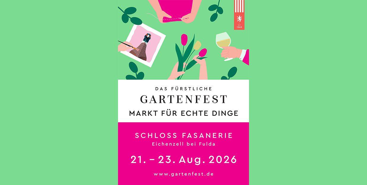 Das Fürstliche Gartenfest Markt für echte Dinge