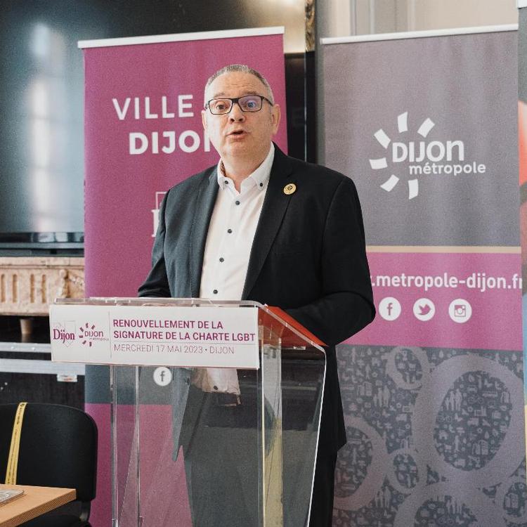 Christophe Berthier, adjoint au maire de Dijon en charge du personnel, du dialogue social, de la fraternité lutte contre les discriminations et de la laïcité