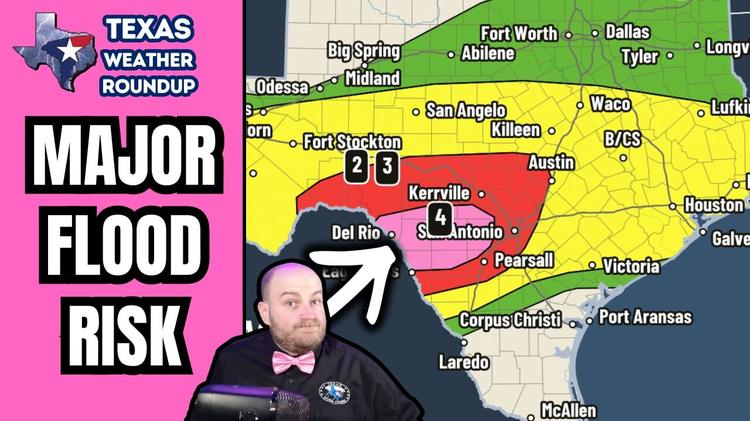 Major Texas Flooding Threat Tonight: Hill Country and Edwards Plateau at Highest Risk