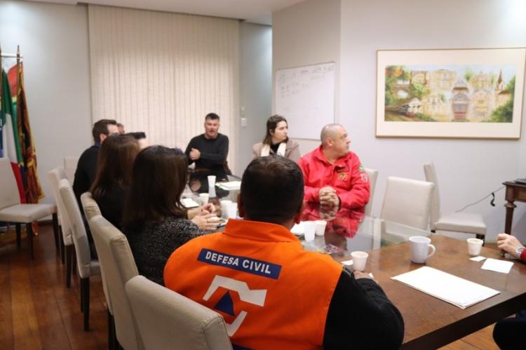 Prefeitura de Garibaldi realiza reunião para atualização do Plano de Contingência da Defesa Civil Municipal