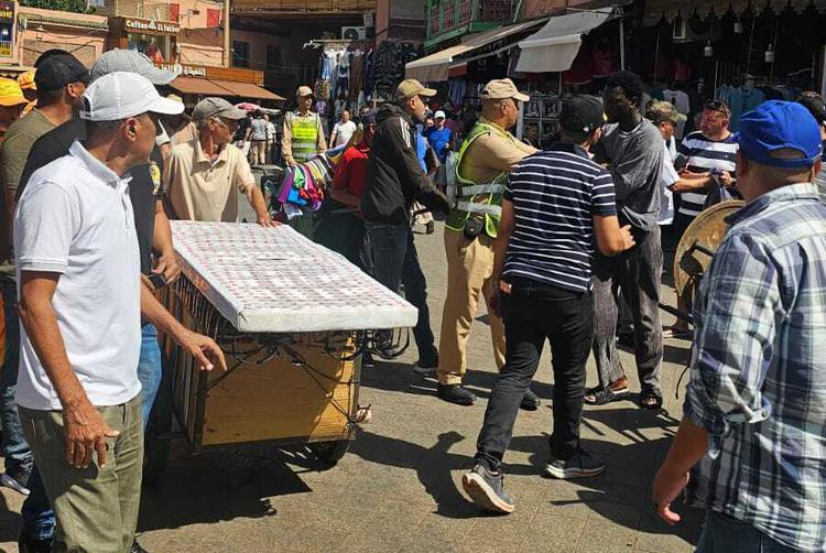 سلطات مراكش تشن حملة جديدة لتحرير الملك العمومي + صور