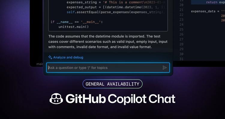 Copilot Chat de GitHub devient accessible pour tous les développeurs