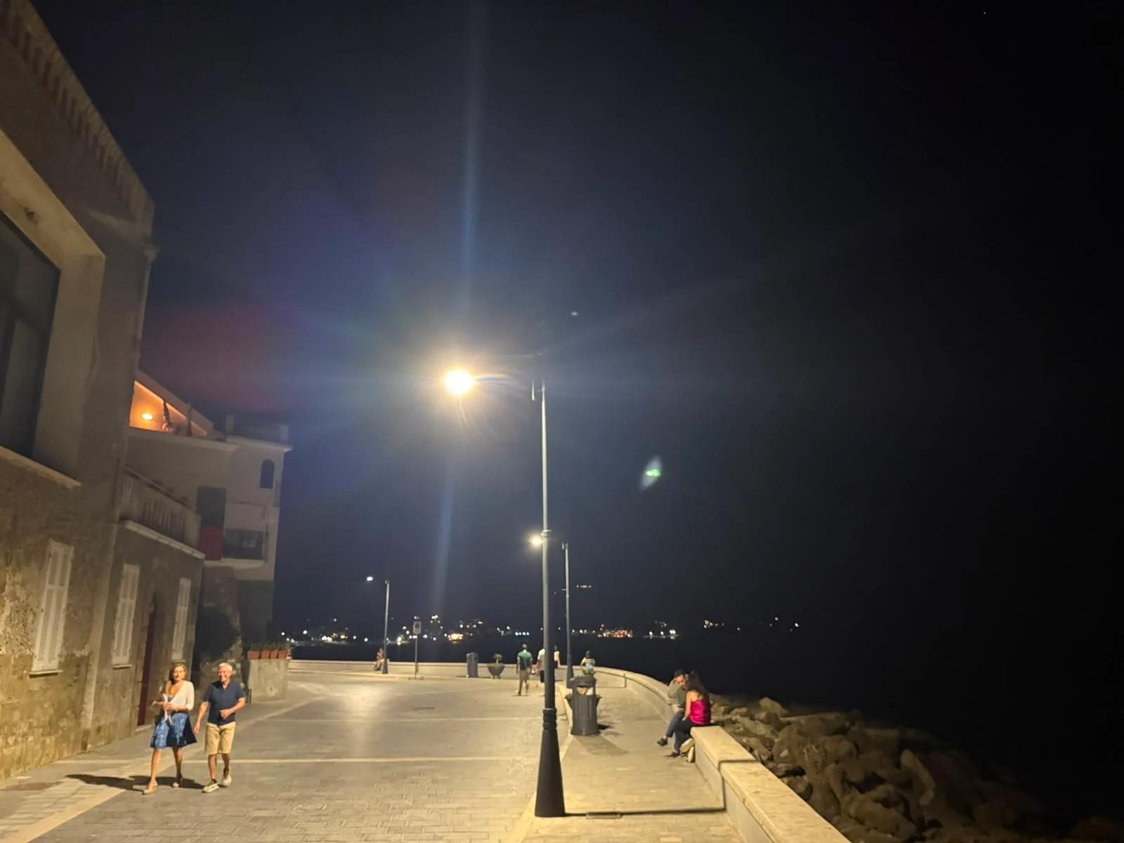 Nuova illuminazione e restyling per il lungomare Perrotti a Santa Maria di Castellabate