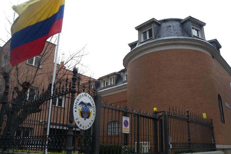 Colombian embassy in Spain.