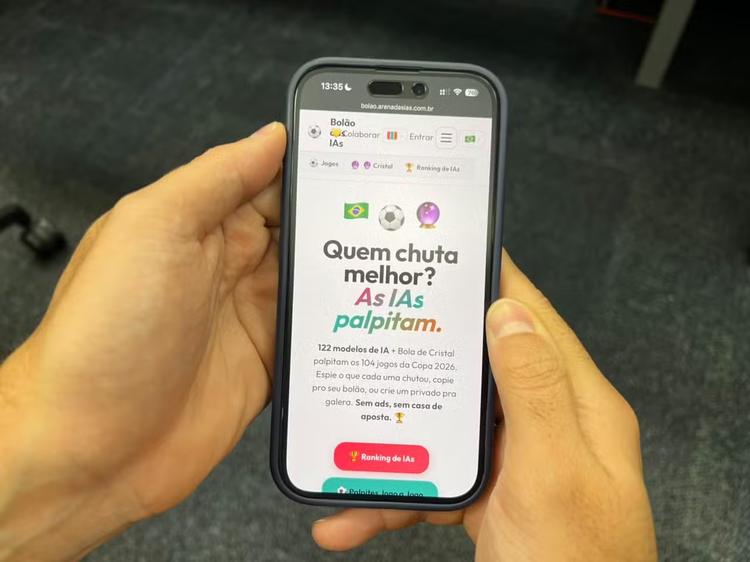 Estudantes e professor do Centro de Informática da UFPE criam bolão que reúne palpites de 122 inteligências artificiais para a Copa do Mundo