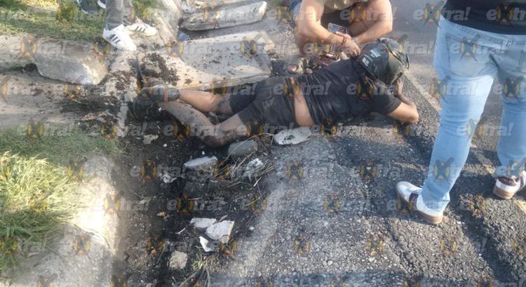 Impactante caída: Motociclista termina en el hospital tras derrapar en Yecapixtla