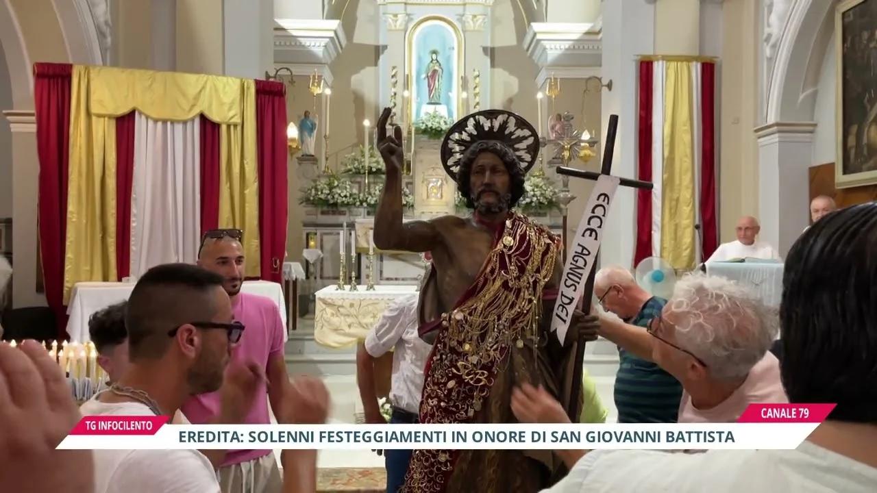 Eredita: ecco i Solenni festeggiamenti in onore di San Giovanni Battista